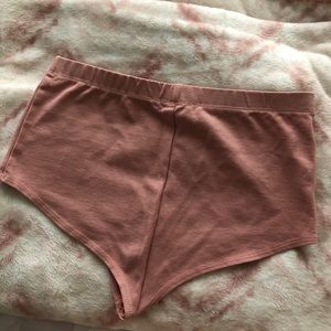 Pink High Waisted Booty Shorts